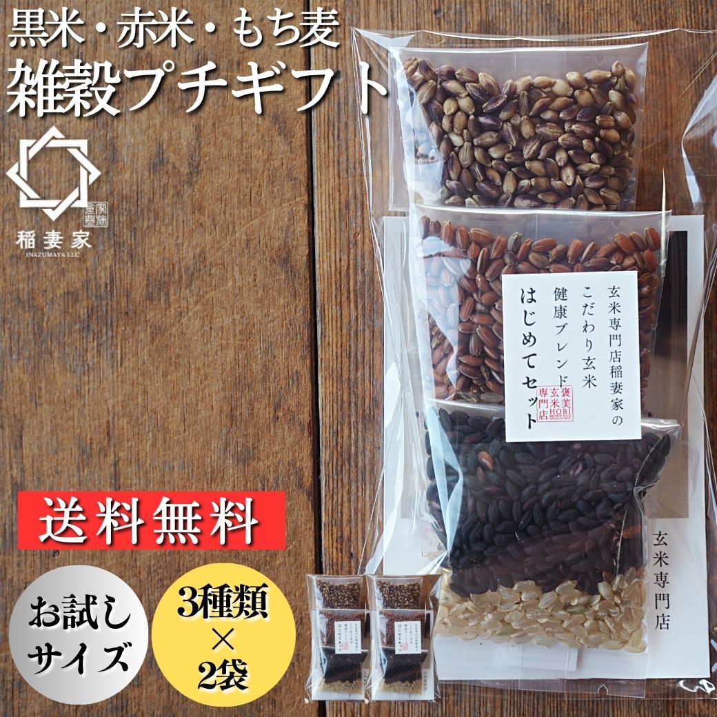 完売 父の日 プチギフト 雑穀米 3種類×2袋 お試し ご飯に混ぜる もち麦 赤米 黒米 詰め合わせ おしゃれ 可愛い おすすめ 雑穀 プロテイン  おいしい 玄米 無添加 お祝 古代米 結婚式 個包装 お礼 女性 グルメ 1000円ポッキリ 送料無料 食べ物 食品 パック グルテンフリー
