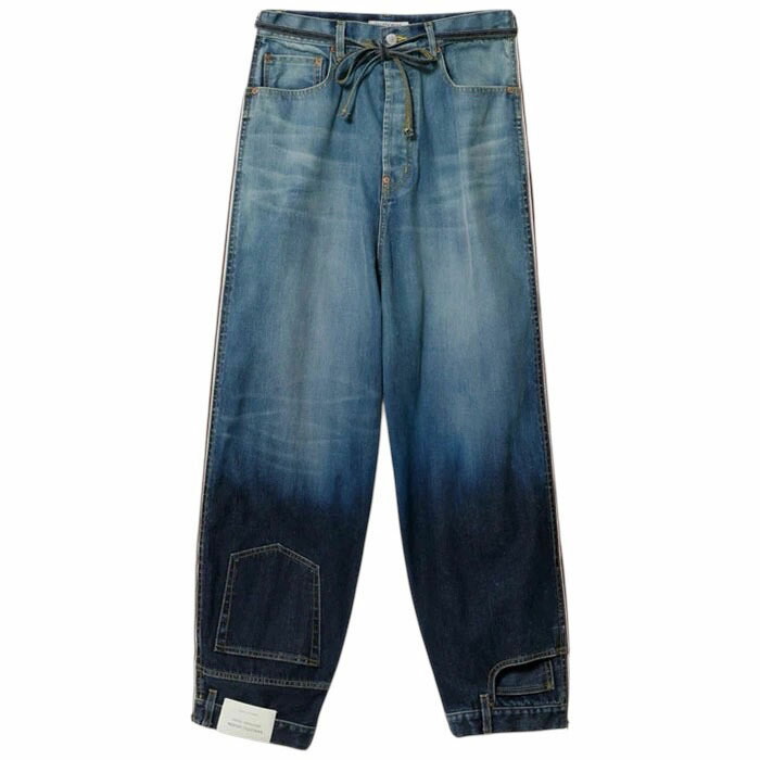 【ビューティフルピープル ダブルエンドセルビッチデニムパンツグラデーション】【UNISEX】beautiful people ビューティフルピープル double end selvedge denim pants gradation indigo beautifulpeople-1626105029