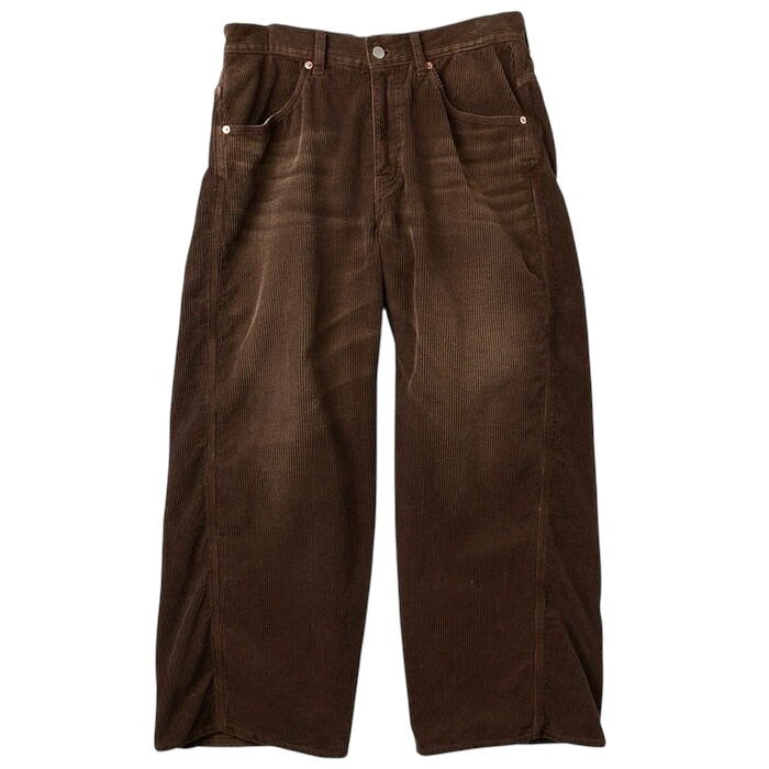 【SALE セール】【JieDa 3Dコーデュロイワークパンツ】 JieDa ジエダ CORDUROY WORK PANTS brown JieDa-Jie-STD-PT30