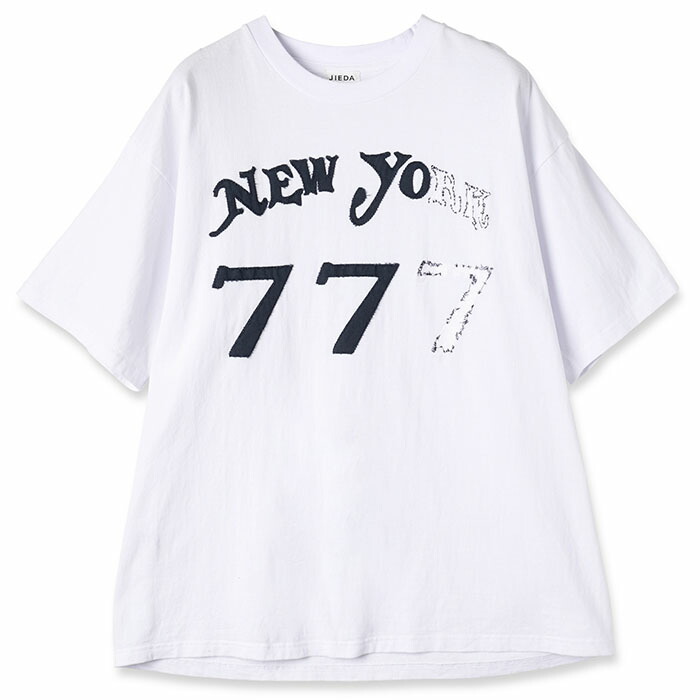 【ジエダ スリー七つプルオーバー】 JieDa ジエダ 777 TEE white JieDa-JIE-26S-CT14