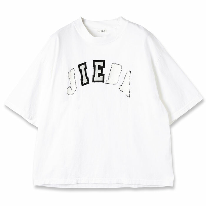 【ジエダ 継ぎ切れプルオーバー】 JieDa ジエダ JIEDA PATCH TEE white JieDa-JIE-26S-CT15
