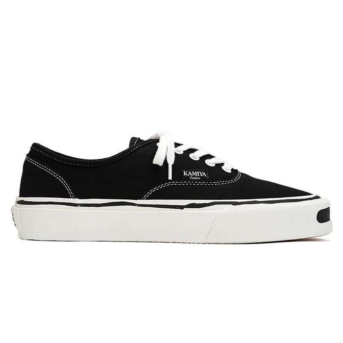 【KAMIYA ヴァルカナイズスニーカー】 KAMIYA カミヤ HERC Vulcanize Sneaker black KAMIYA-G11FW701
