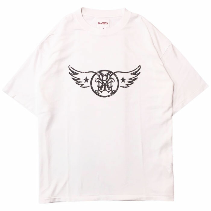 【KAMIYA 遊撃手捩りプルオーバー】 KAMIYA カミヤ AERO KMY Tee TC white KAMIYA-G16TS097
