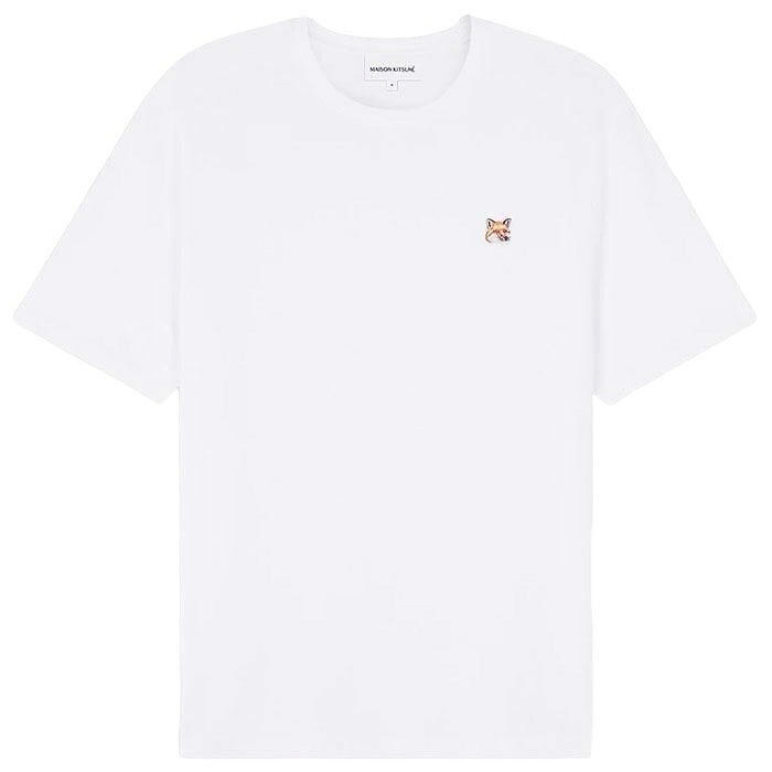 【SALE セール】【国内正規品】 【メゾンキツネ フォックスヘッドTシャツ】MAISON KITSUNE メゾンキツネ FOX HEAD PATCH REGULAR TEE SHIRT white KITSUNE-LM00104KJ0008｜INCENSE 店 9,294円