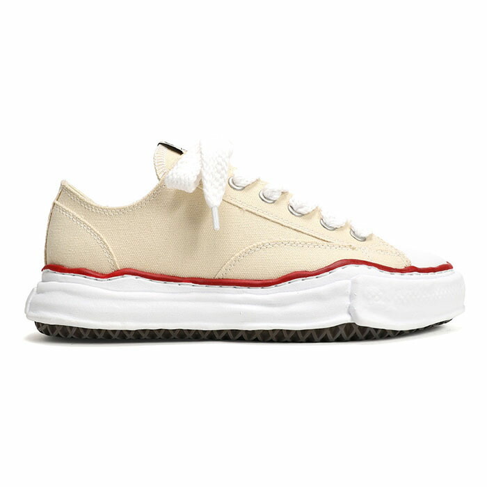 【ミハラヤスヒロ スニーカー】Maison MIHARA YASUHIRO ミハラヤスヒロ PETERSON Original sole canvas lowcut sneaker natural MIHARAYASUHIRO-A01FW702