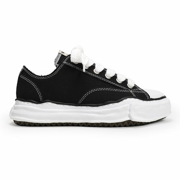 【ミハラヤスヒロ スニーカー】Maison MIHARA YASUHIRO ミハラヤスヒロ PETERSON Original sole canvas lowcut sneaker black MIHARAYASUHIRO-A01FW702