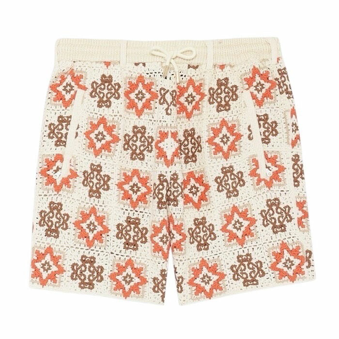 【SALE 大売り出し】【MLVINCE クロシェショーツ】MLVINCE メルヴィンス CROCHET SHORTS cream MLVINCE-MV25SS05-CSH31