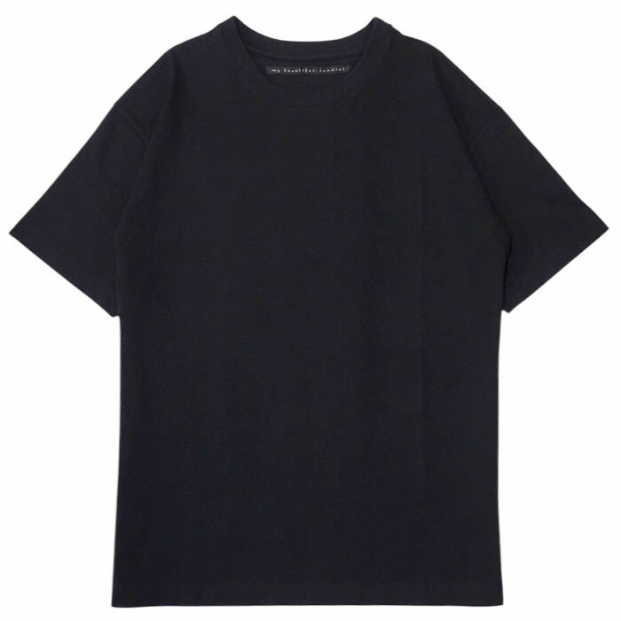 【SALE 大売り出し】【UNISEX】【マイビューティフルランドレット ヘンプジャージープルオーバー】【UNISEX】my beautiful landlet マイビューティフルランドレット ECOARCH HEMP JERSEY T SHIRT black MBL-WM10-TP251101