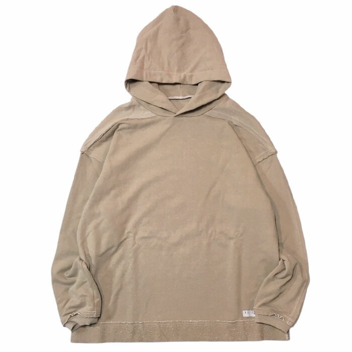 【ネイプ スウェットフーディー】NAPE_ ネイプ PGMNT SWEAT HOODIE beige NAPE-133