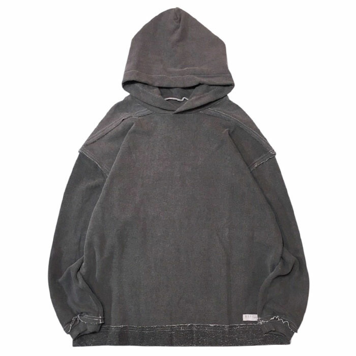 【ネイプ スウェットフーディー】NAPE_ ネイプ PGMNT SWEAT HOODIE gray NAPE-133