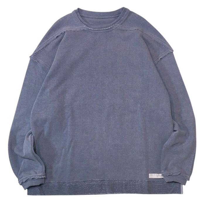 【ネイプ スウェットシャツ】NAPE_ ネイプ PGMNT SWEAT SHIRT blue NAPE-132