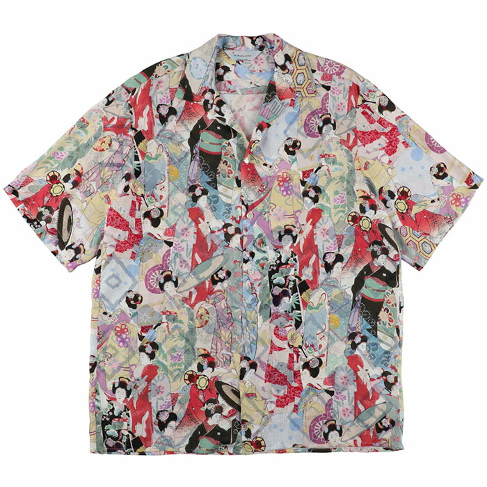 【NIPOALOHA シルクキュプラアロハシャツ】 NIPOALOHA ニポアロハ SILK CUPRO SHORT SLEEVE ALOHA SHIRT MAIKO NIPOALOHA-N26-SCSH01