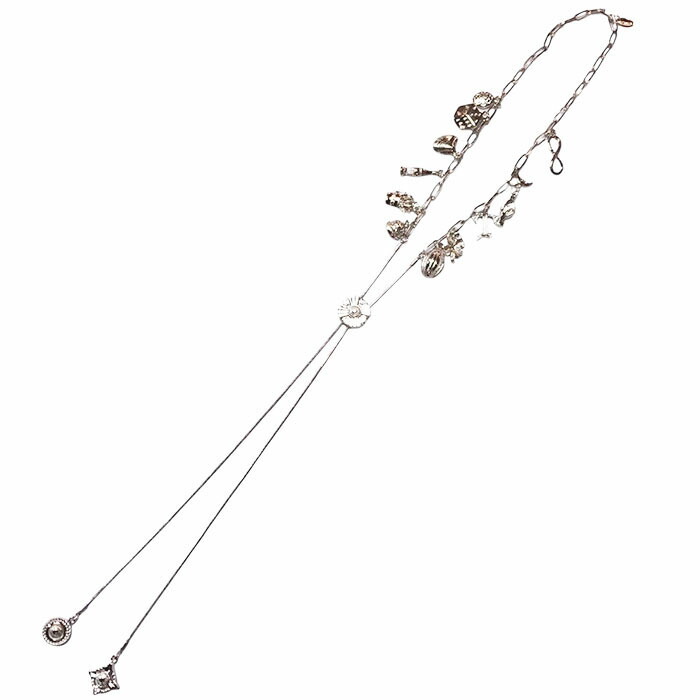 【百貨店大売り出し SALE】【UNISEX】【TOGA メタルモチーフループタイ】TOGA トゥーガ Metal motif loop tie silver TOGA-TZ261-AK909