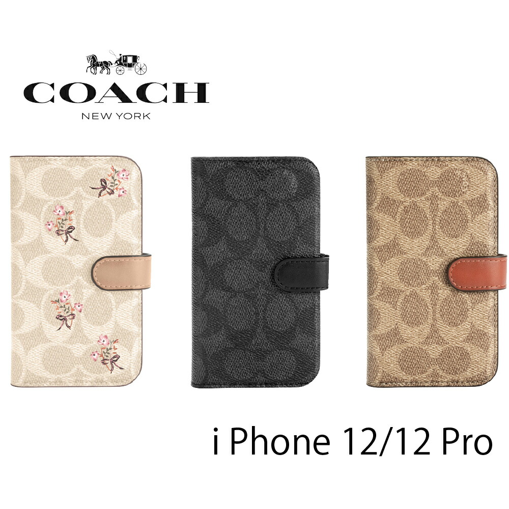 【楽天市場】iPhone 12/12 Pro ケース Coach コーチ Folio Case 手帳型 スマホケース 正規代理店