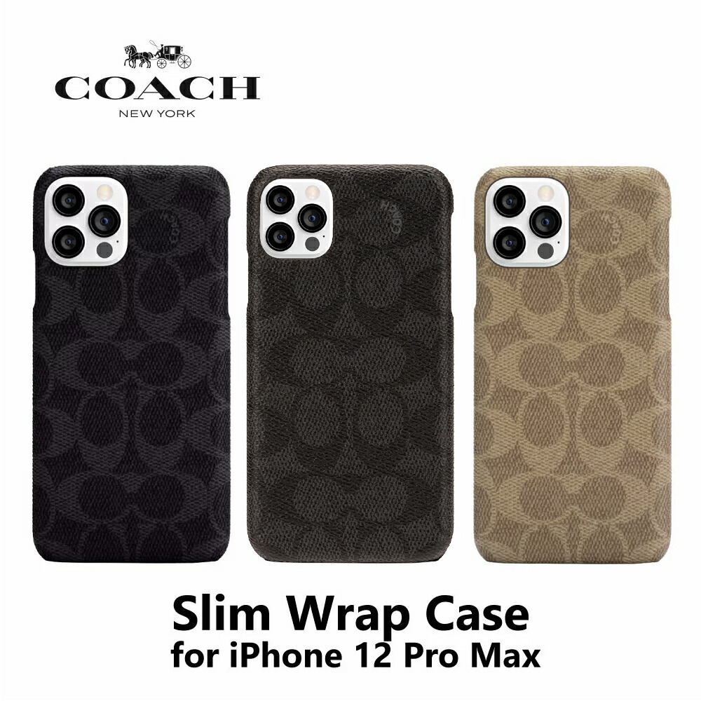 【楽天市場】iPhone 12 Pro Max ケース Coach コーチ Slim Wrap Case スマホケース正規代理店