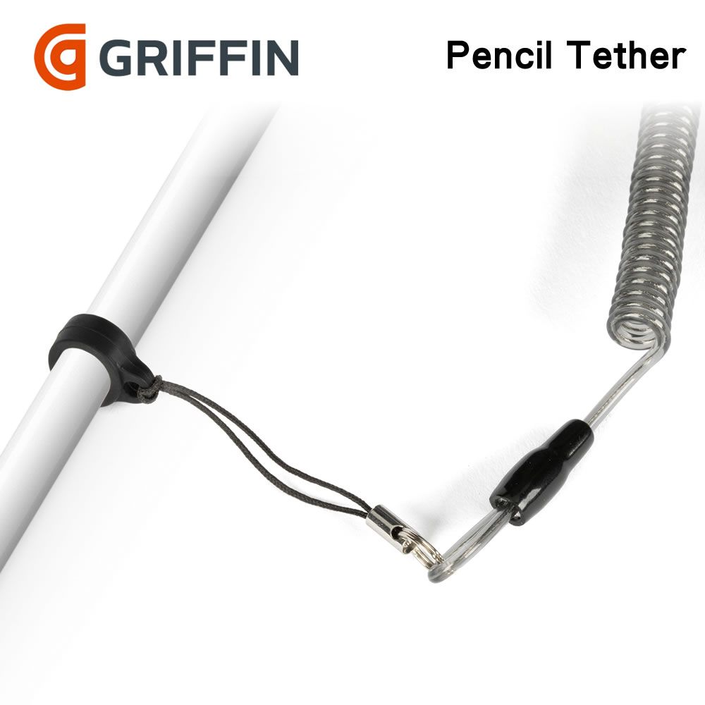 Griffin - Survivor Pencil Tether [ Black ]　キックスタンド ハンドストラップ 併用可能 落下防止 高品質  最大90cm | FOX STORE楽天市場店