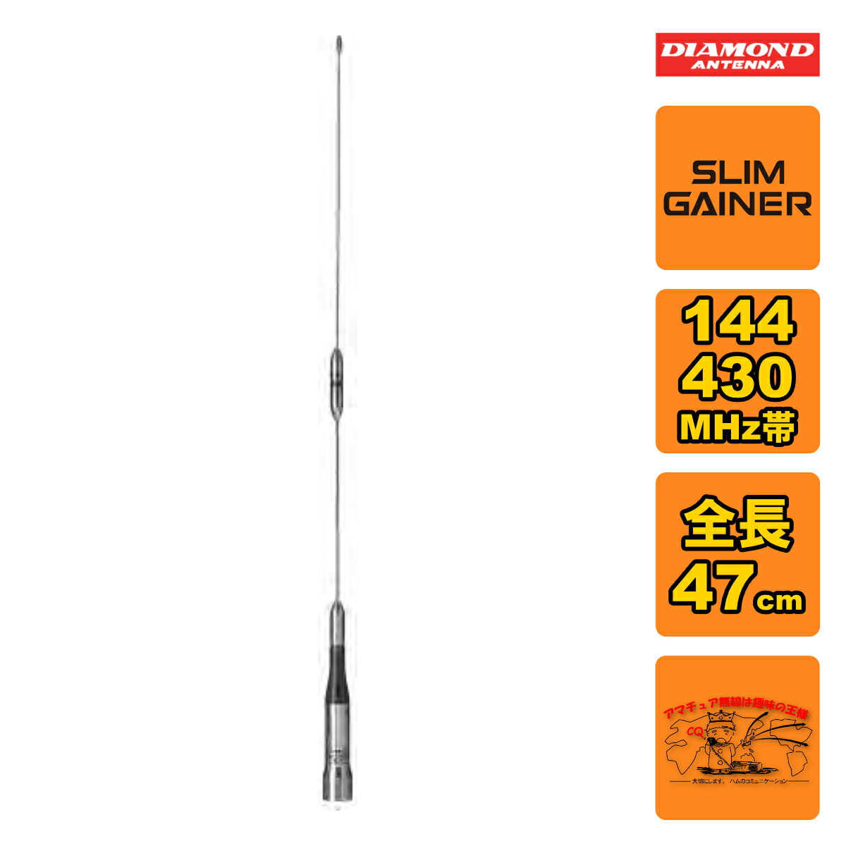 楽天市場】モービルアンテナ 3点セット 144/430MHz ハッチバック