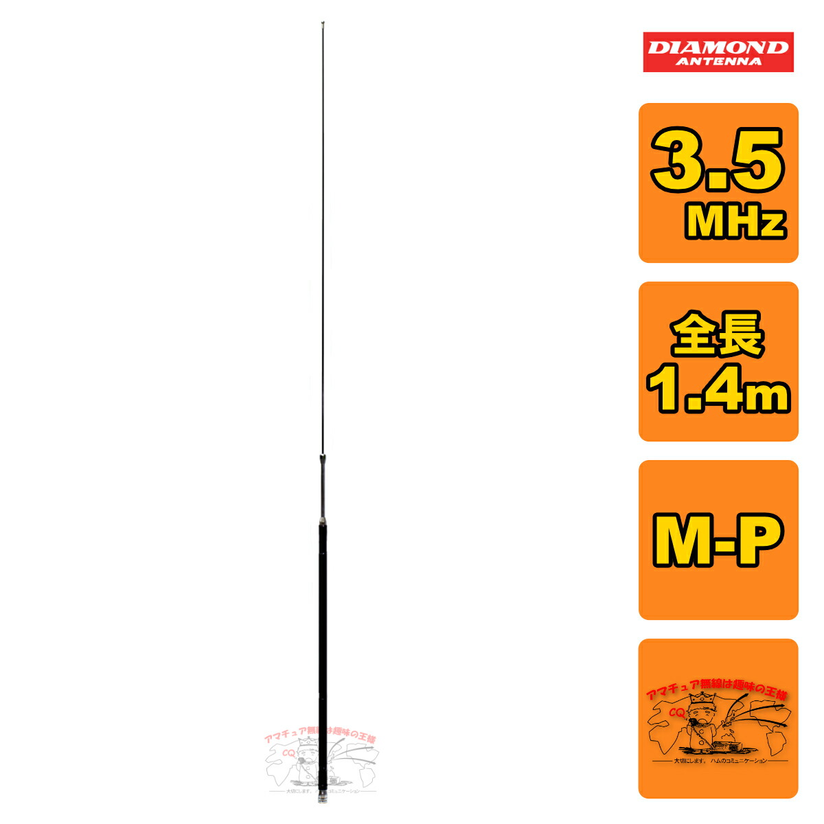 7～56MHz モービルアンテナGRA-750B Amazon.com: GRA-750B Wideband Receive Antenna (7–50 MHz