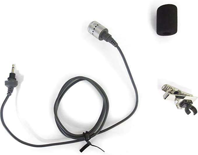 Panasonic WX-4300B WX-1800用　タイピンマイク 風防 クリップセット（メーカー純正品）｜インカムショップ