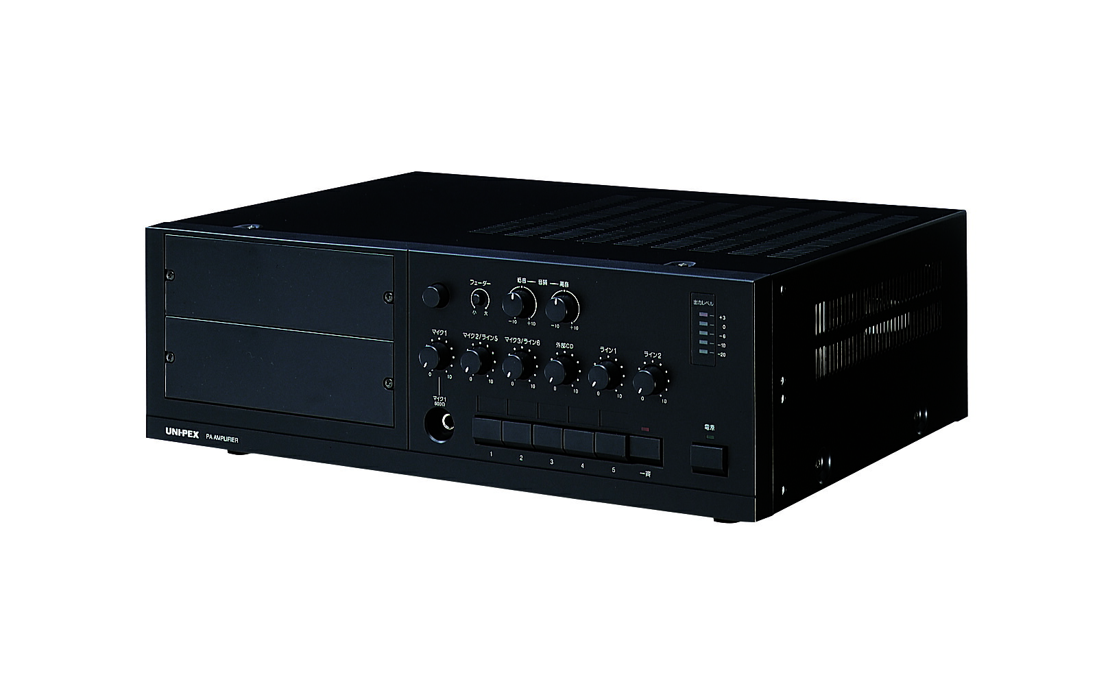 ユニペックス ユニット式卓上型アンプ 120W BX-120｜インカムショップ