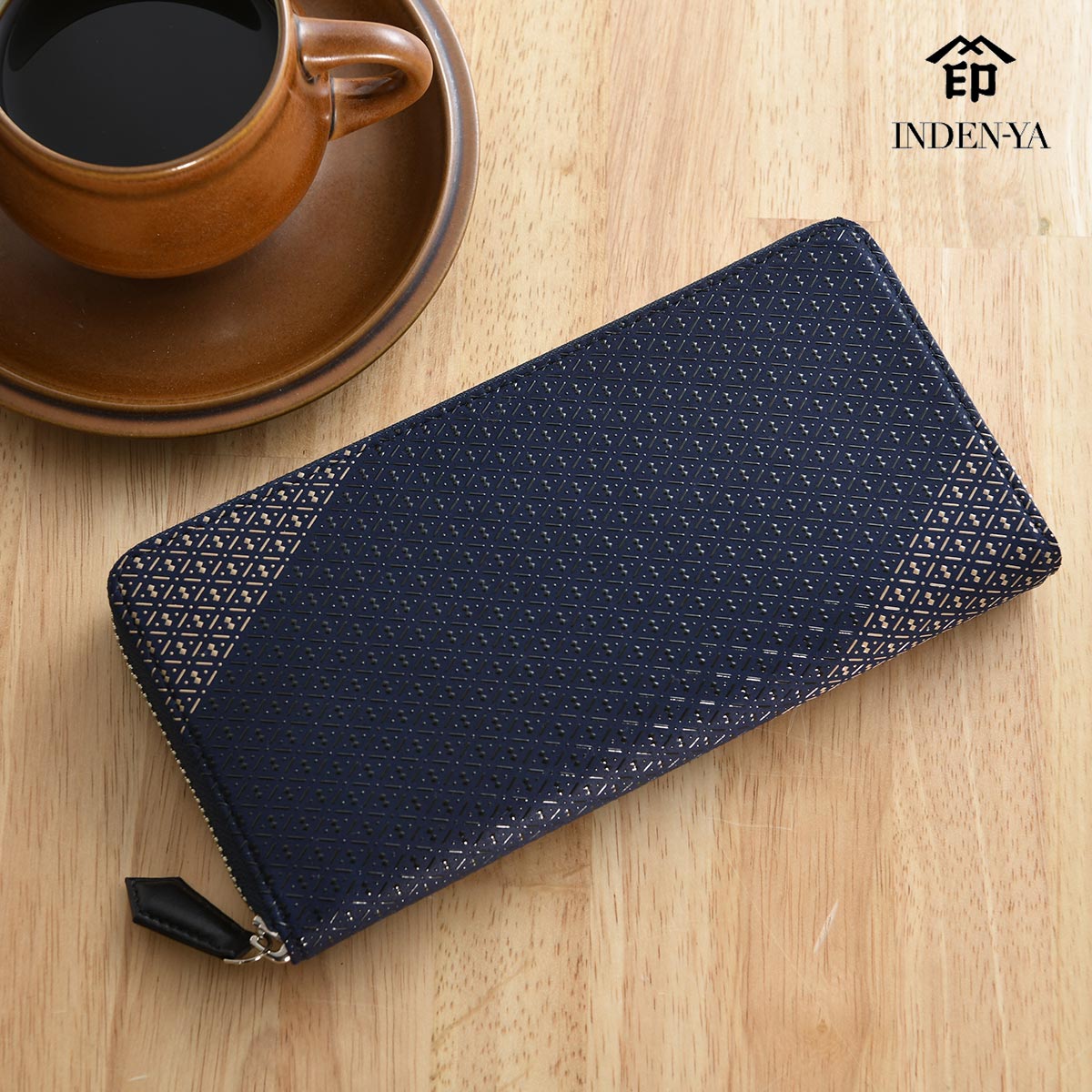 印傳屋　INDEN-YA No.8106 RINGLET 束入F 長財布 楽天市場】甲州印伝 ≪ 印傳屋 ≫ 8106 リングレット・束入れ