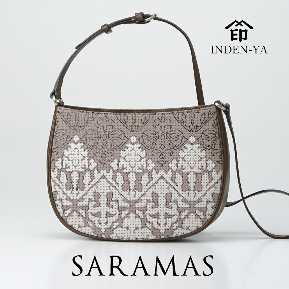 く日はお得のバッグ ショルダー 印伝 レディースバッグ 7401 伝統工芸品 ショルダー 印伝 印傳屋 レディース サンアール 甲州印伝専門店 Saramas サラマス シリーズ 甲州印伝 印伝 バッグ 印傳屋