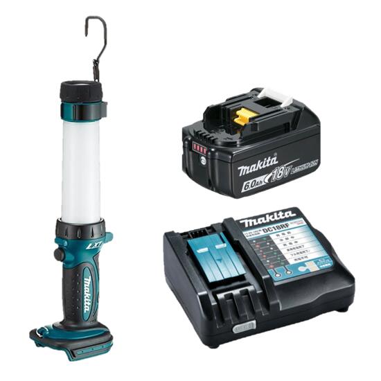 マキタ 充電式LEDワークライト ML806Y 14.4V 18V 本体+6.0Ahバッテリ(BL1860B)+充電器(DC18RF) オリジナルセット