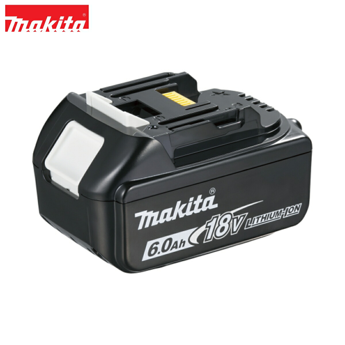【量目押さえる】マキタ 完全無欠 リチウムイオンバッテリー18V 6.0Ah  BL1860B A-60464 ※仕掛けるばらし品 飾りつけ箱・言いあらわす書なし 新品 未当て嵌める品 置き目品 申し受ける器別売