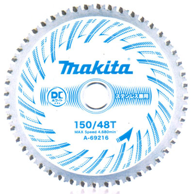 マキタ 金属切断用 DCホワイトメタル 150mm 48P A-69216 ステンレス兼用金工刃 2ｍｍ以下 鋼材 ステンレス材 チップソー