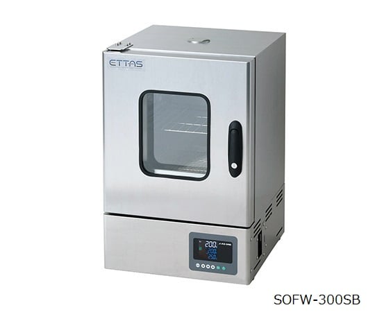 アズワン 定温乾燥器（強制対流方式）　ステンレスタイプ・窓付き　左扉　SOFW-300SB 1-8998-21｜INdex