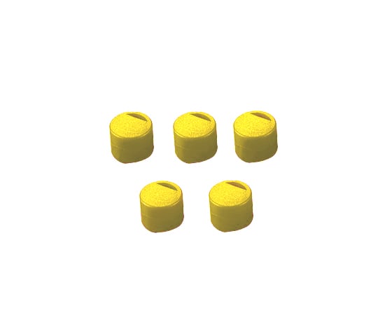 アズワン クライオチューブ用　キャップインサート　黄　500本/袋&times;4袋入　6000-06S 3-6367-06｜INdex