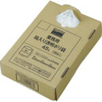 TRUSCOまとめ買い業務用ポリ袋透明・箱入り0.05X120L(100枚入) X0120N|INdex