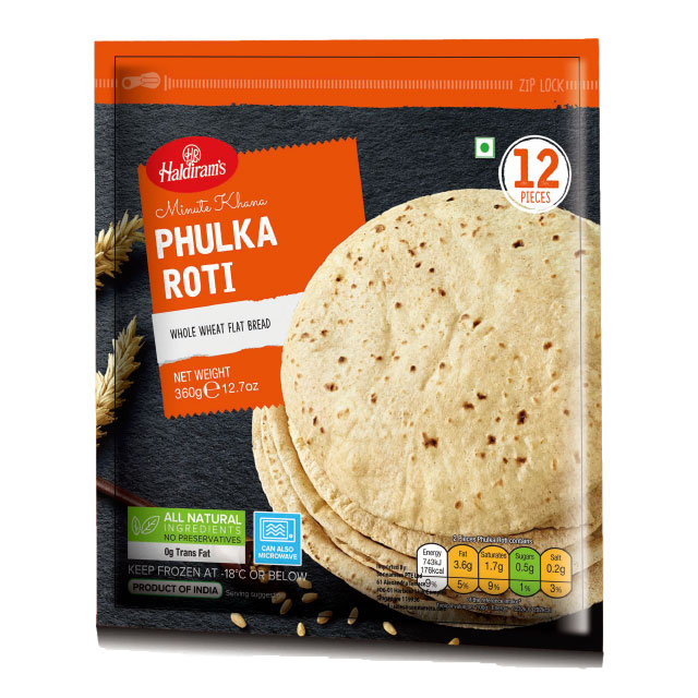 楽天市場 クール便 Phulka Roti ３６０g Haldiram プルカ ロティ チャパティ パン 全粒粉パン 全粒粉 カレー インド インドカレー インド料理 ハルディラム 食品 12枚入り 360g エスニック アジアン食品 輸入食材 輸入食品 輸入 食材 冷凍食品 海外 クール便