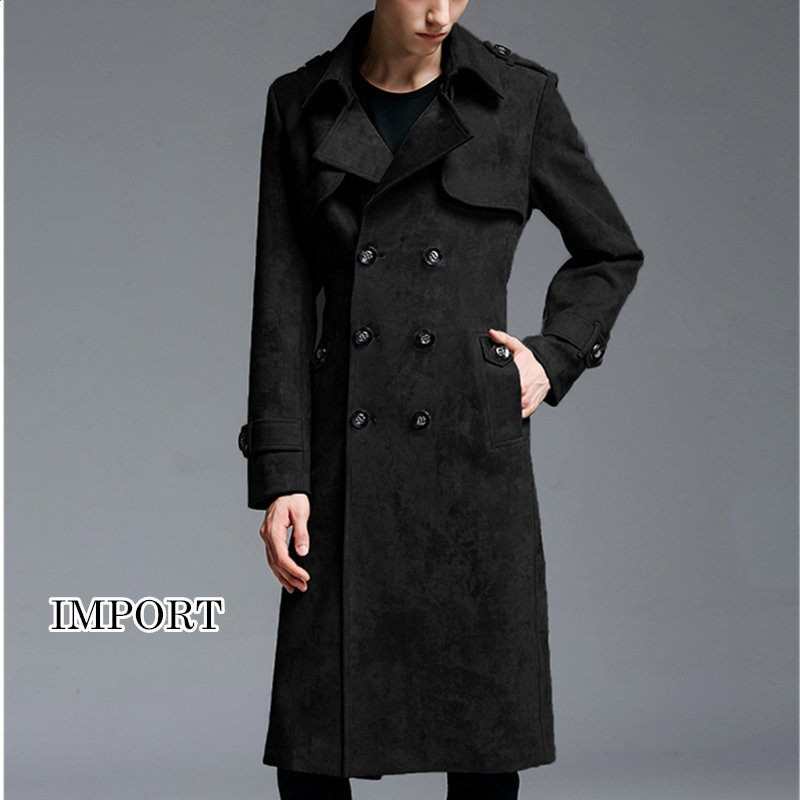 楽天市場 メンズ スエード調 ナポレオンコート ナポレオンジャケット アウター ダブルコート ロングコート Pコート 長袖 男 個性的 フォーマル ビジネス 30代 40代 50代 衣装 細身 冬 きれいめ系 ホスト 大人 ビッグサイズ ファッション 人気 インポート Indieee