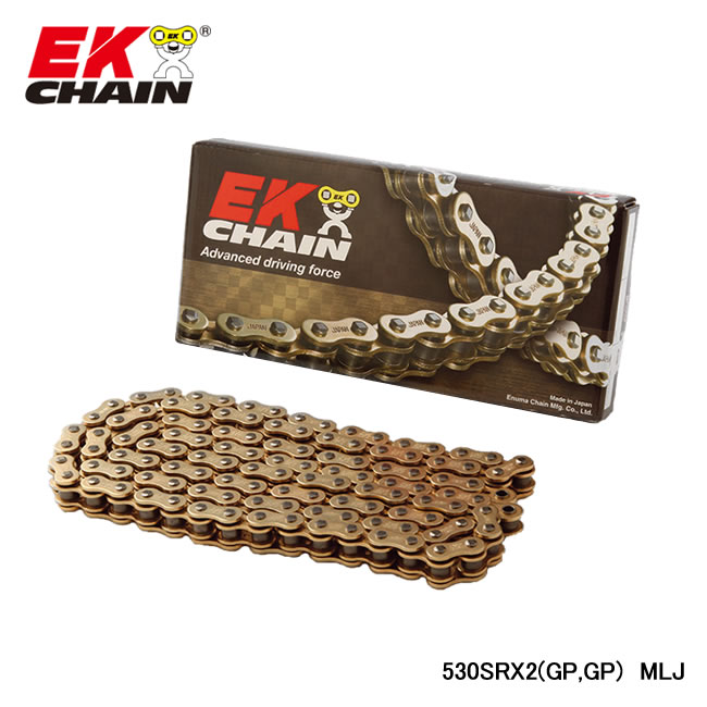 EK-CHAIN イーケーチェーン EK 428ZV-X (GP;GP) MLJ 128L バイク | www