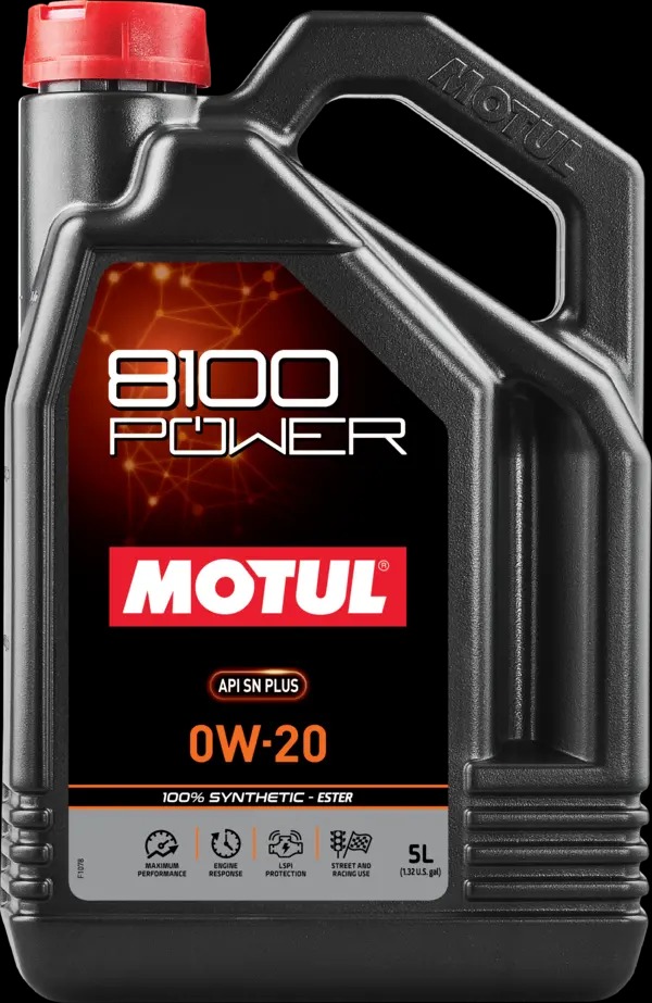 MOTUL モチュール 8100 POWER (8100 パワー) 0W-20 5L 112001