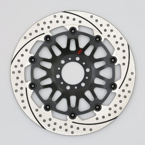 SUNSTAR サンスター プレミアムレーシング フロントディスクローター ゴールド レッド ブルー グリーン シルバー オレンジ CB1000SF T2 VFR750R フルフローティング セミフローティング 左用 右用 ホール&スリット Mタイプ｜バイクとアウトドアのインディーズ