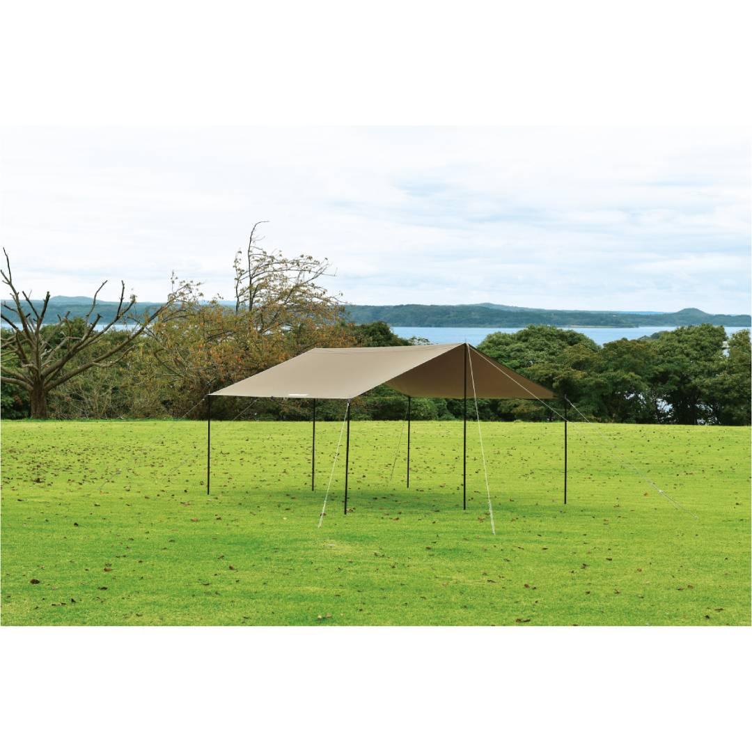 楽天市場】ユニフレーム REVOスクエアタープ 3x3 TC TAN