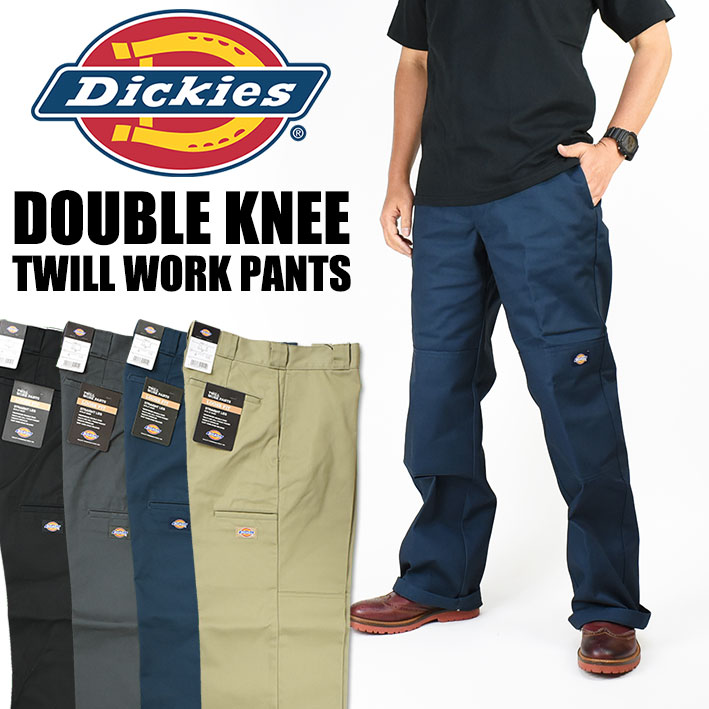 DICKIES ディッキーズ ダブルニー ワークパンツ チノパンツ 65/35 DICKIES ORIGINAL TC TWILL ルーズフィット メンズ レディース ユニセックス 14788800 85283｜indigo blue