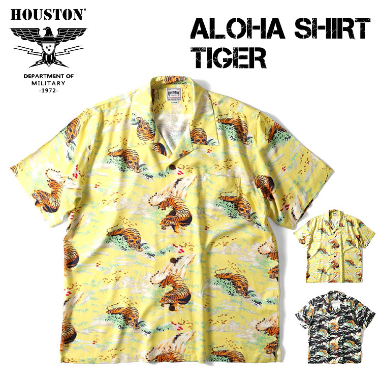 楽天市場】阪神タイガース 半袖シャツ アロハ柄 イエロー総柄 プリント