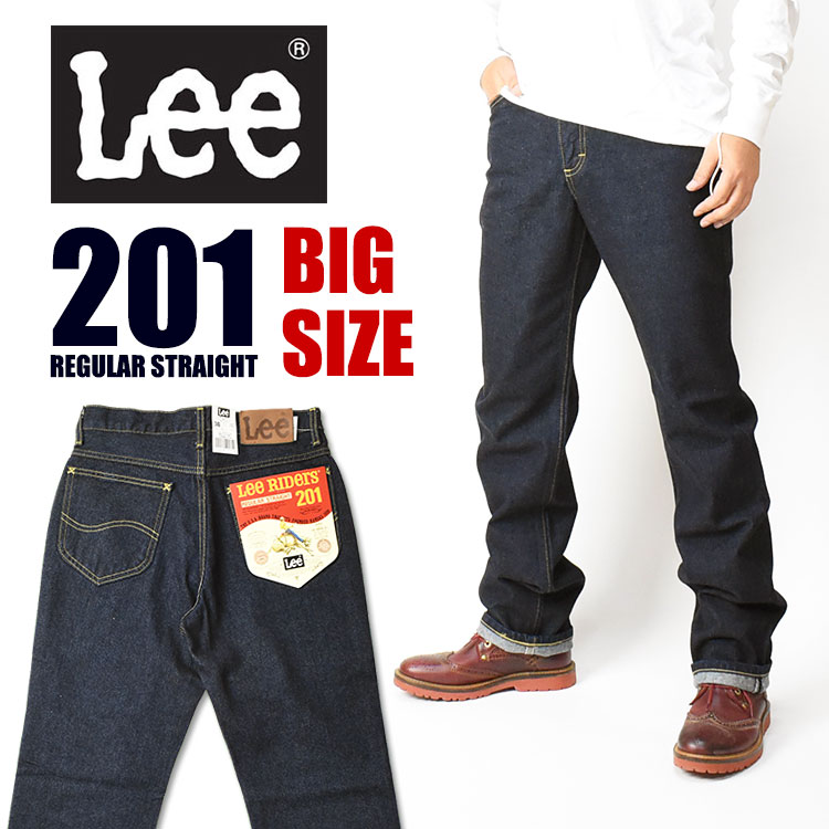 Lee リー 大きいサイズ 201 レギュラーストレート ワンウォッシュ Lee RIDERS AMERICAN STANDARD ビッグサイズ メンズ ジーンズ 日本製 02010-100 8,954円