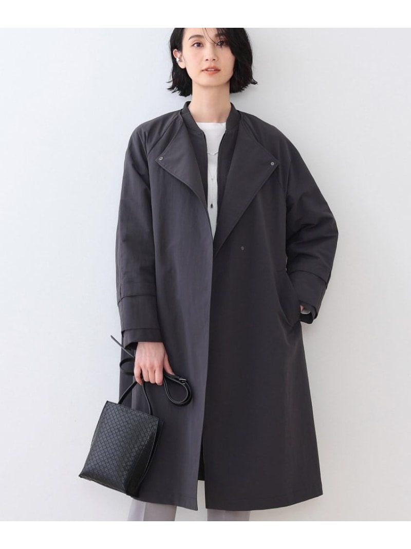【タグ付未使用】INDIVI☆撥水/UVケア ノーカラートレンチコート☆17 号 楽天市場】【SALE／50%OFF】春SALE!【撥水/UVケア/軽量