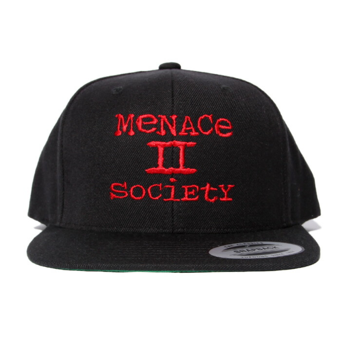 楽天市場】【送料無料】MENACE II SOCIETY SNAPBACK CAP【WHITE×BLACK