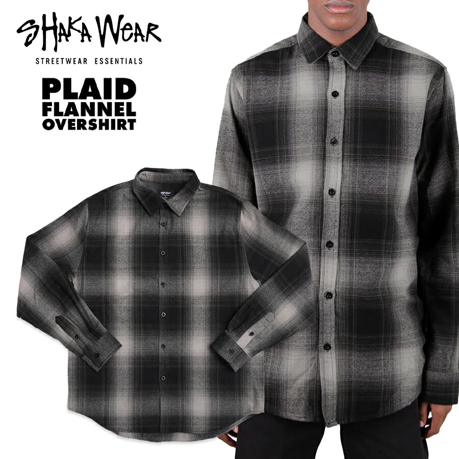 YAGO ネルシャツ 黒白チェックシャツ　長袖　XLメンズ L1 楽天市場】【送料無料☆ラスト1点】YAGO FLANNEL L/S SHIRTS