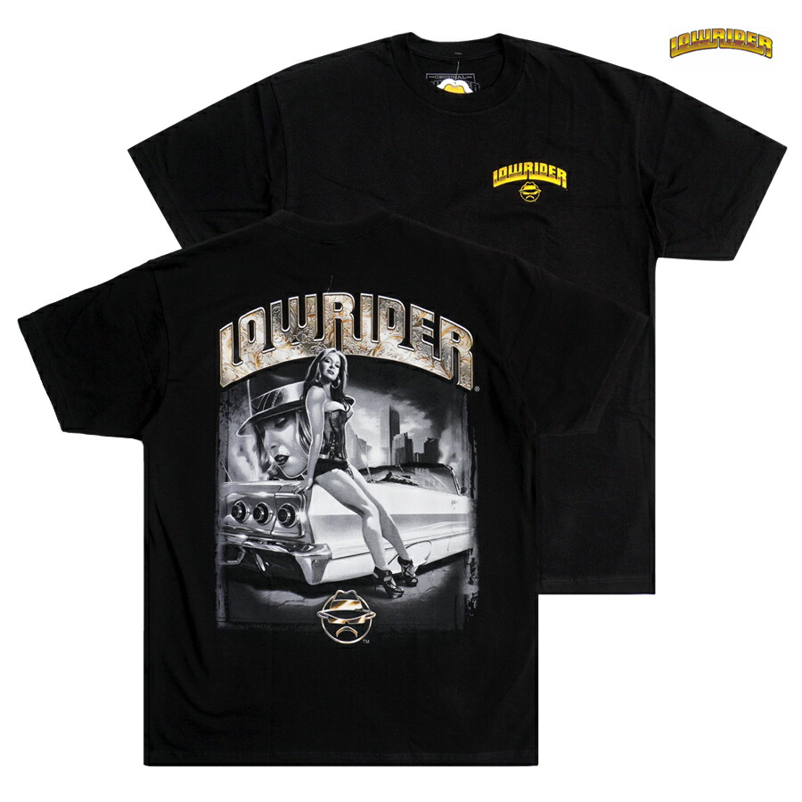 【楽天市場】【送料無料】LOWRIDER CLOTHING ENGRAVED Tシャツ【BLACK】(L・XL・2XL)(ローライダー