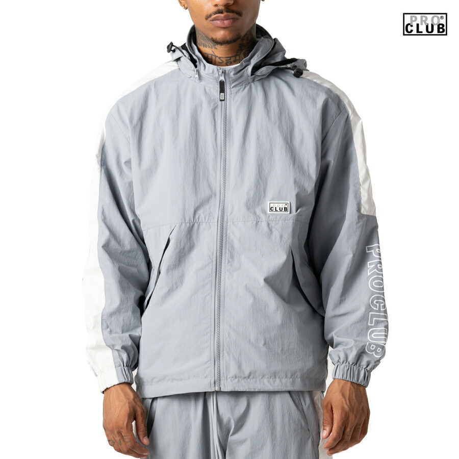 Pro Club Men's Comfort Metallic Nylon Anorak