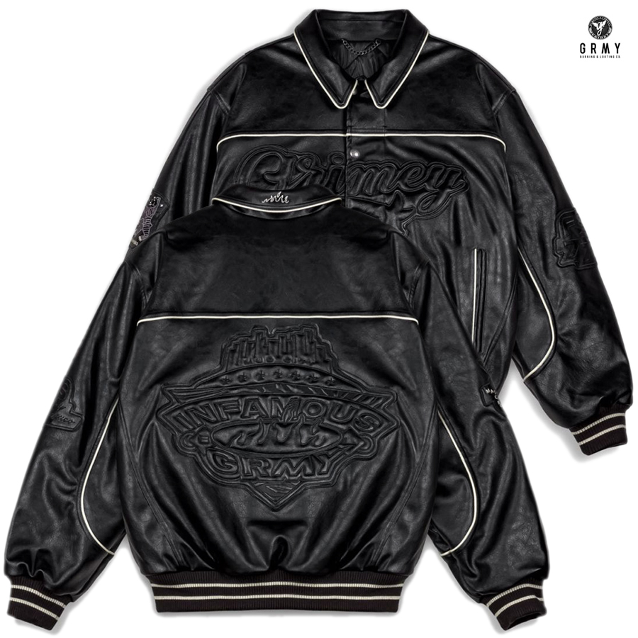 楽天市場】【送料無料】GRIMEY BACK AT YOU PUFFER JACKET【BLACK】(M