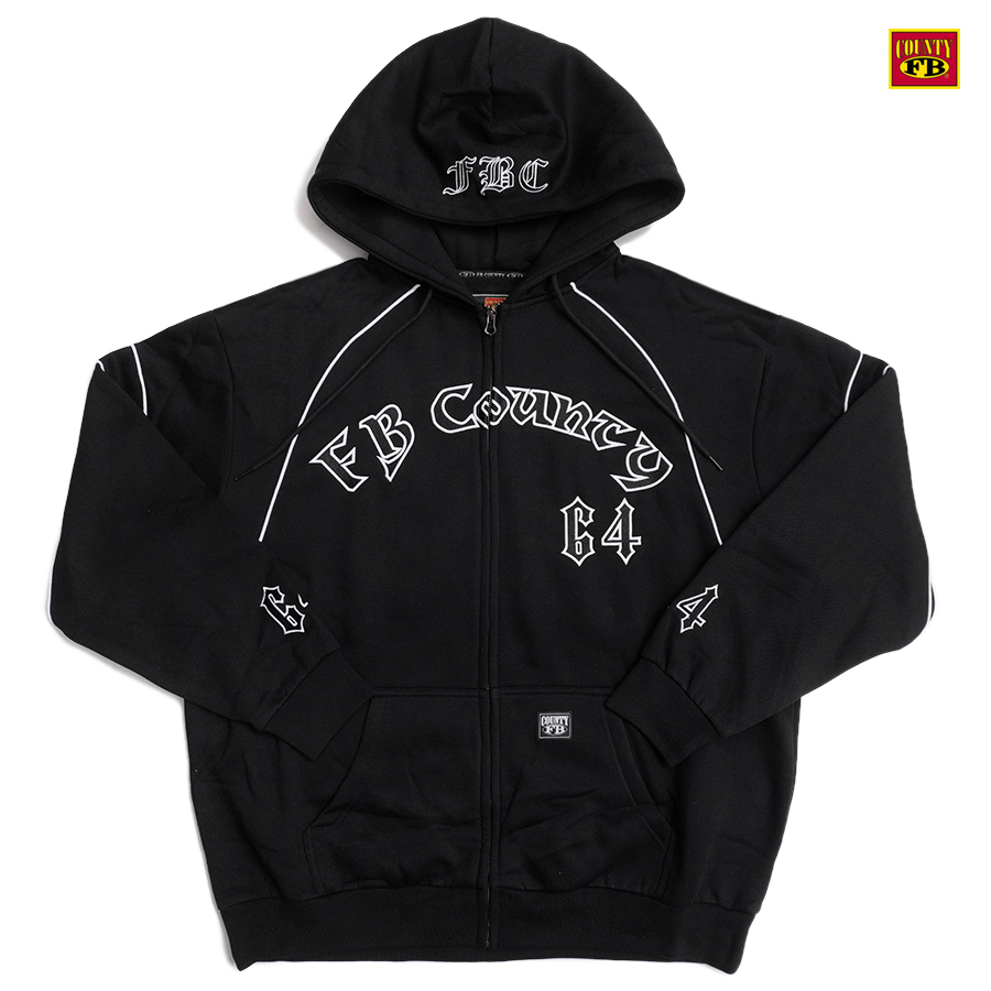 【楽天市場】【送料無料】FB COUNTY 64 HOODIE【BLACK】(M