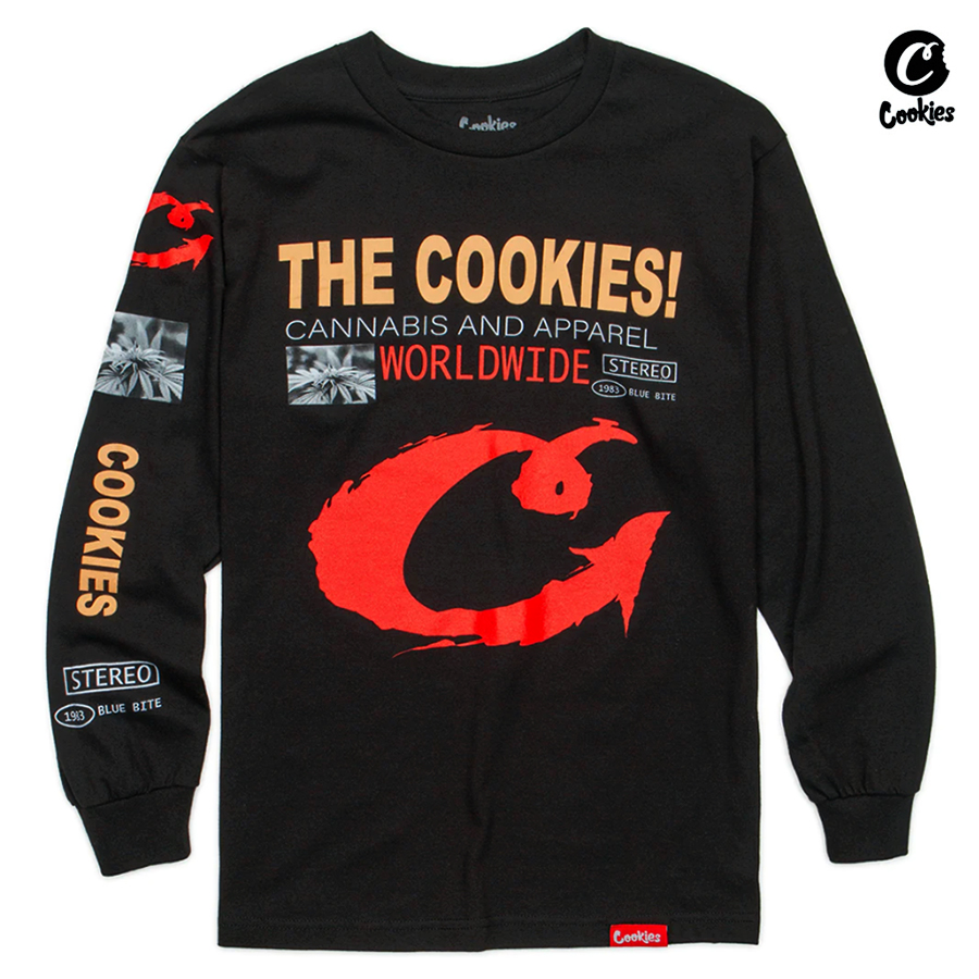 楽天市場】【送料無料】COOKIES ORIGINAL LOGO CREWNECK SWEAT【BLACK×WHITE】(M・L・XL)(COOKIES  クッキーズ 通販 メンズ 大きいサイズ スウェット クルーネック トレーナー 長袖 ロゴ) : Indoor Class Online Store