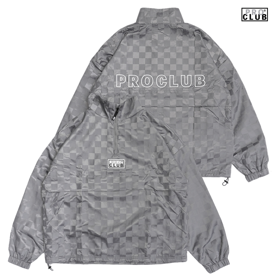 PRO CLUB ナイロンジャケット XL グレー PRO CLUB ナイロンジャケット CLUB（プロクラブ）ナイロン